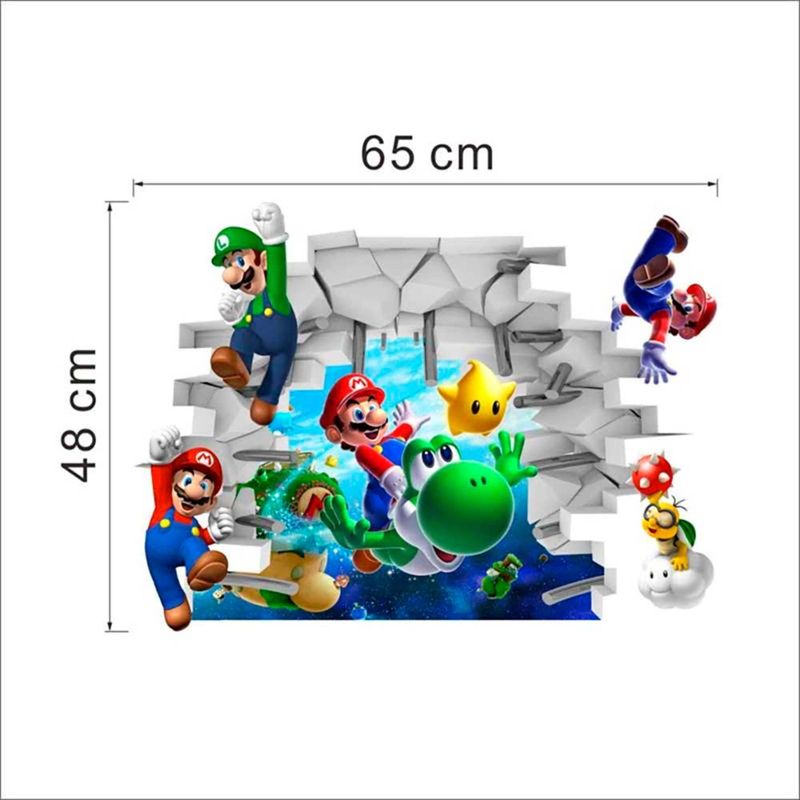 Pegatinas-de-Mario-Bros-Decoracion-de-Pared-Muebles-Mod-A