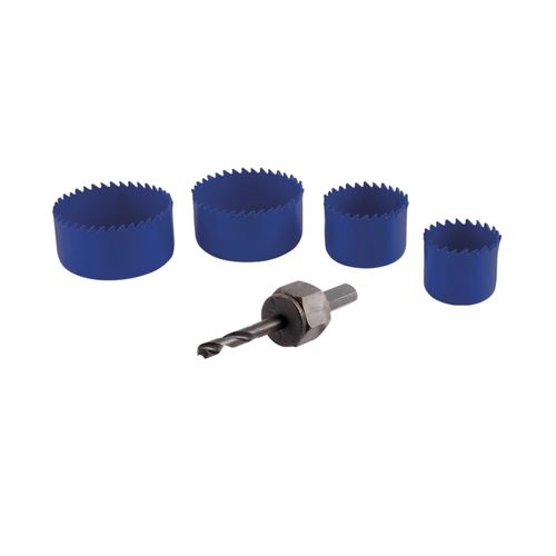 Juego cortacìrculos con mandril - 5 piezas TC0447 Toolcraft