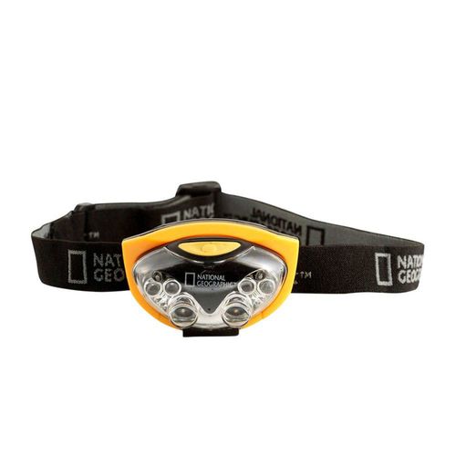 Linterna Frontal LED - National Geographic-LNG6509-Negro con amarillo