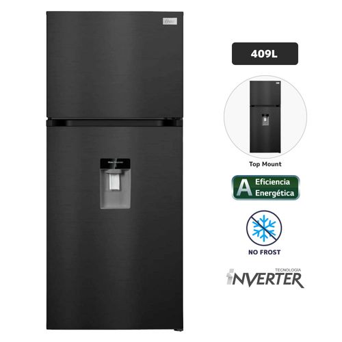 Refrigeradora OSTER 409L No Frost OS-PNFME21400HBD Black Inox