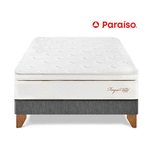 Cama Paraiso 2 Plazas Europea Royal Cloud Acero