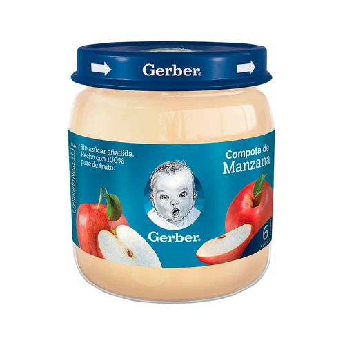 Compota GERBER Manzana Frasco 113g