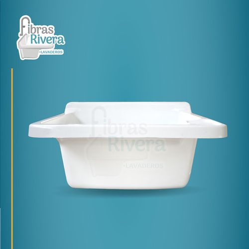 LAVADERO DE FIBRA DE VIDRIO AMAZONAS II 60X45 CM CONTRAPLACADO