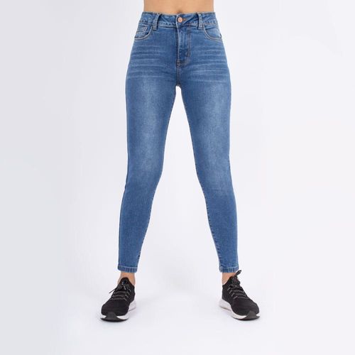 Jean Kayra Poblet Mujer Skinny 3 C Azul