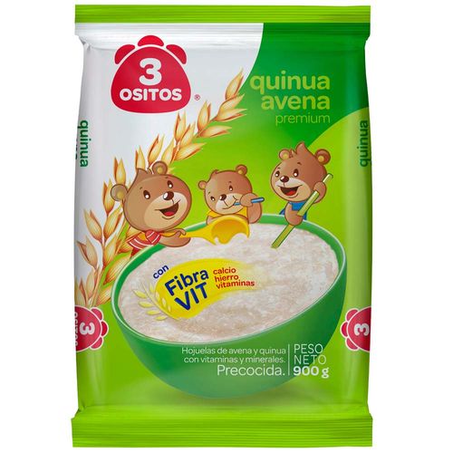 Quinua Avena 3 OSITOS Bolsa 900g