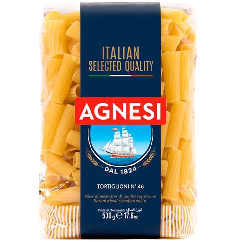 Fideos Tortiglioni #46 AGNESI Paquete 500g