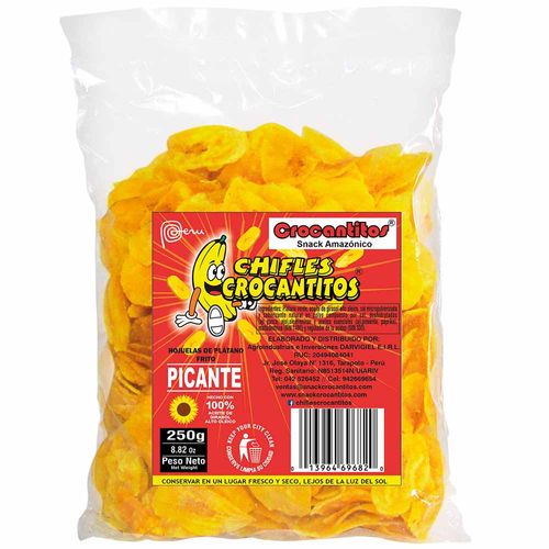 Chifles Picantes CROCANTITOS Bolsa 250g