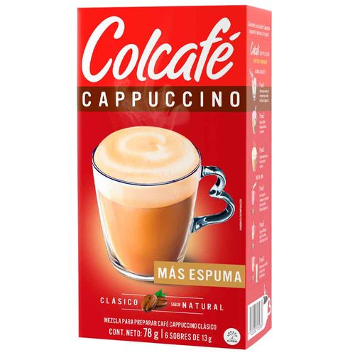 Capuccino Vainilla COLCAFÉ Caja 6un