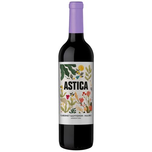 Vino ASTICA Cabernet Malbec Botella 750ml