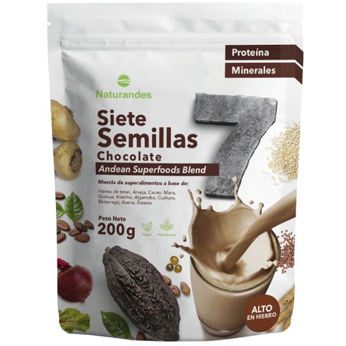 Harina 7 Semillas NATURANDES Chocolate Doypack 200g