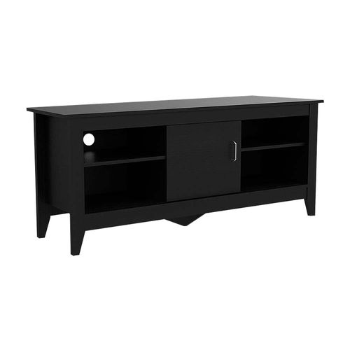 Mesa para tv 65" Essential con puerta Negro