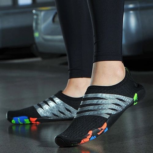Aquashoes aqua&moda M1B Unisex negro plateado