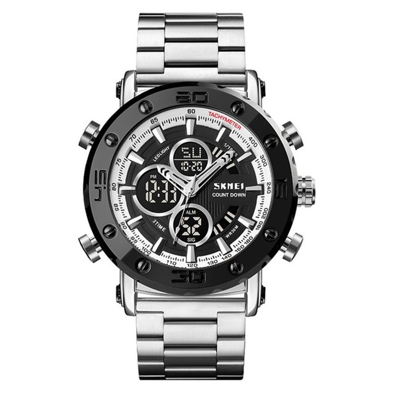 Reloj-Analogo-Digital-para-Hombre-1636SIBK-Plata