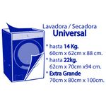 Protector-lavadora-o-secadora-Universal-con-cierre-hasta-22kg-Color-Plomo