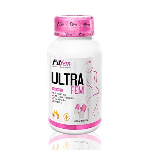 Quemador Degrasa Fitfem Ultra Fem Frasco De 66 Caps