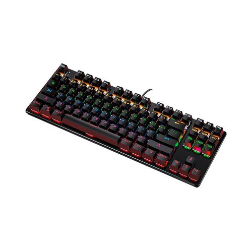 Teclado mecánico K400 con RGB - Negro