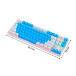 Teclado-mecanico-K400-con-RGB---Azul-y-Blanco