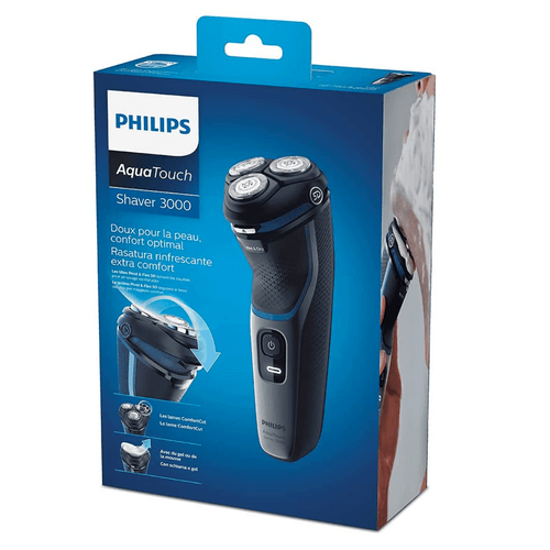 AFEITADORA PHILIPS 5D INALAMBRICA RESISTENTE AL AGUA CON PATILLERO S3122