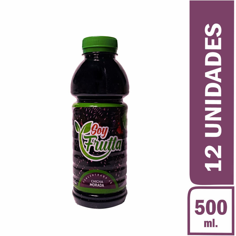 Concentrado-de-Chicha-Morada-SOY-FRUTTA--X12--PACK-BOT-500-ml-