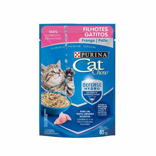 Comida para Gatos CAT CHOW Gatitos Sabor Pollo Pouche 95g