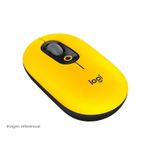 Mouse-Logitech-Pop-Wireless-Black-Yellow