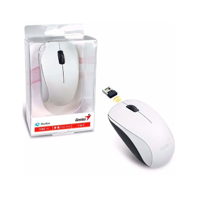 Mouse-Inalambrico-Genius-NX7000-Blanco