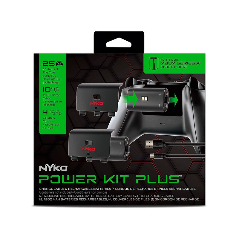 Power-Kit-Plus-Nyko-Paquete-de-2-Baterias-y-Cable-Carga-Micro-USB-Xbox