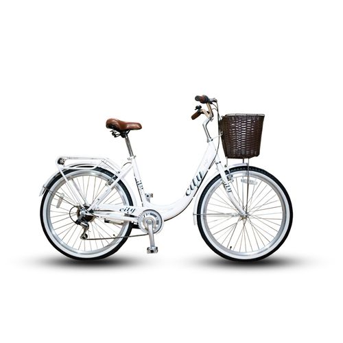 BICICLETA DE PASEO JAFI SELENE 21V ARO 26 BLANCO