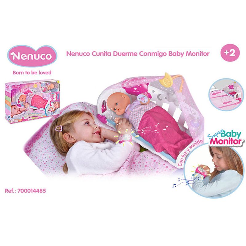 Impulso Obligatorio Alentar Nenuco Cunita Duerme Conmigo Con Baby Monitor - Shopstar