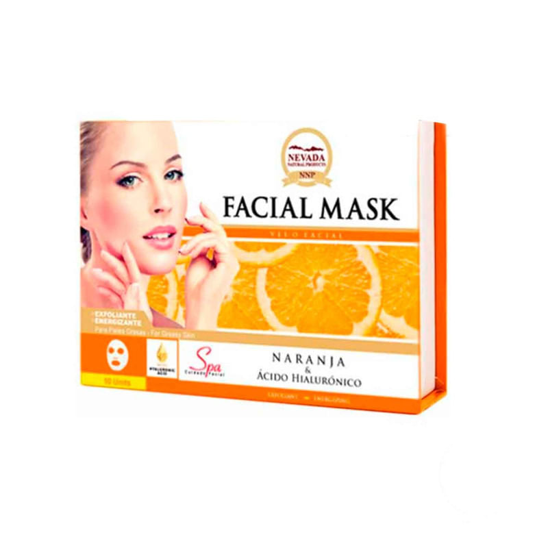 Mascarilla Facial De Naranja And Ácido HialurÓnico Nevada Natural