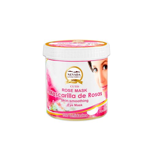 MASCARILLA PARA PARPADOS DE ACEITE DE ROSA NEVADA NATURAL PRODUCTS ANTI ESTRÉS POTE POR 100 UNIDADES