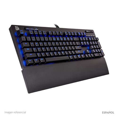 Teclado Gamer Thermaltake Neptune Pro Blue, Mecánico, Usb, Retroiluminación Azul