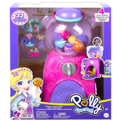 Muñeca POLLY POCKET Compacto de Máquina de Dulces de Osito