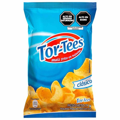 Piqueos TORTEES con Sal Bolsa 71g