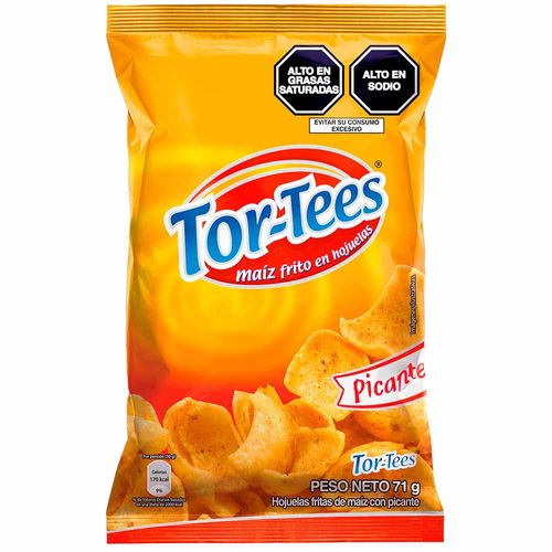 Piqueos TORTEES Picante Bolsa 71g