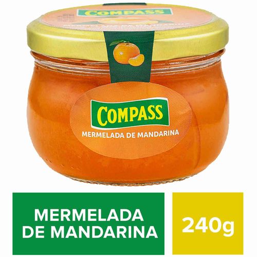 Mermelada de Mandarina COMPASS Frasco 240g