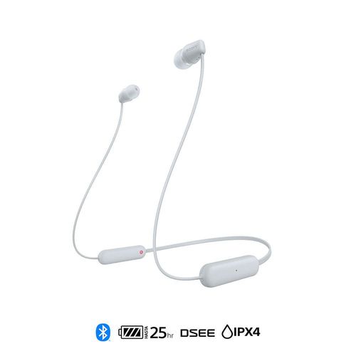 Sony Audífonos Bluetooth WI-C100 in Ear Blanco