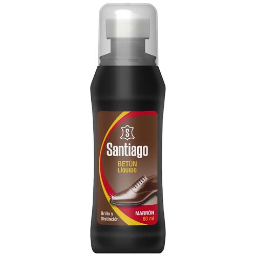 Betún Líquido Marrón SANTIAGO Frasco 60ml