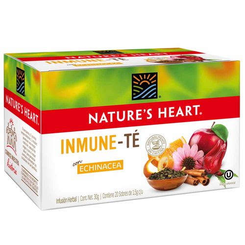 Infusión NATURE'S HEART Te Inmune Caja 20un