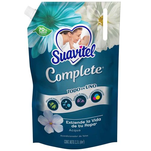 Suavizante SUAVITEL Complete Acqua Doypack 2.3L