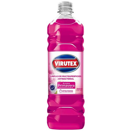 Limpiador Multisuperficies Antibacterial VIRUTEX Primavera Botella 1800ml