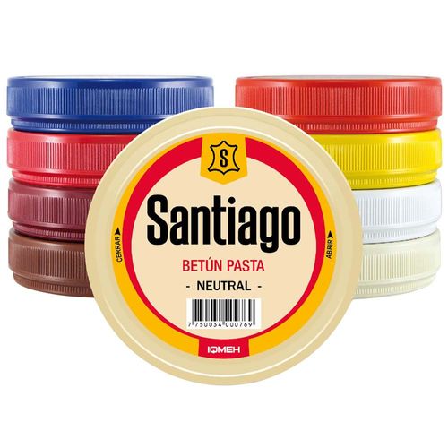 Betún Pasta Neutral SANTIAGO Pote 90ml