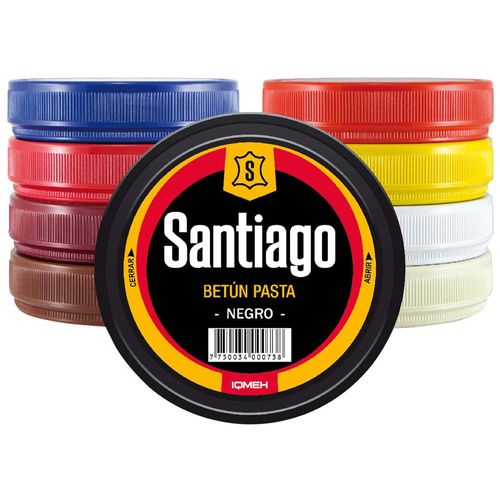 Betún Pasta Negro SANTIAGO Pote 90ml