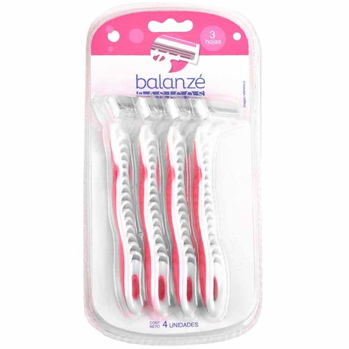 Máquina para Afeitar BALANZÉ Women Paquete 4un