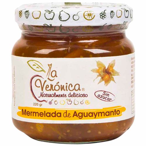 Mermelada LA VERÓNICA Aguaymanto Frasco 220g