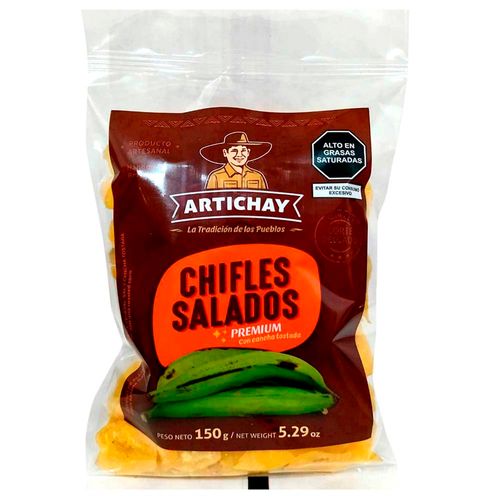 Chifles Salados con Cancha Tostada EL ARTESANO Artichay Bolsa 150g