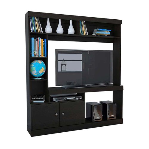 Centro de entretenimiento Dante negro 52" Tuhome