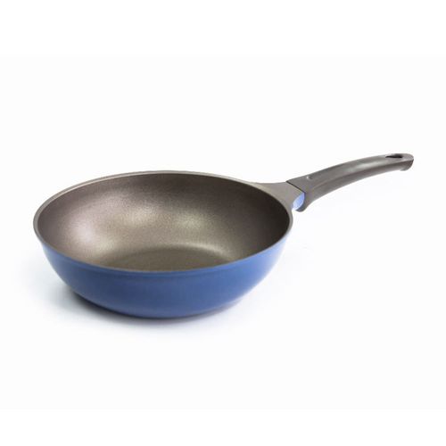 Wok con mango 26cm Azul