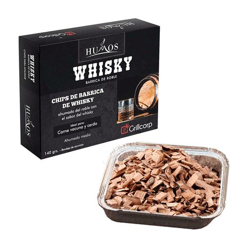 Astillas de barrica de whisky 140gr Grillcorp