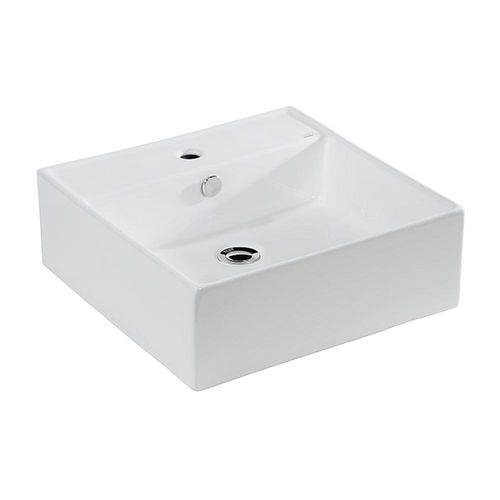 Ovalin Rectangular Urrea Cassia para Sobreponer 46cm Blanco